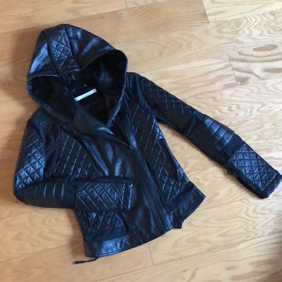Sale Blanc Noir Voyage Hooded Moto 